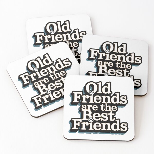 Item preview, Old Friends Are the Best Friends – Senior Pet Rescue Love designed and sold by CuteDesignables.