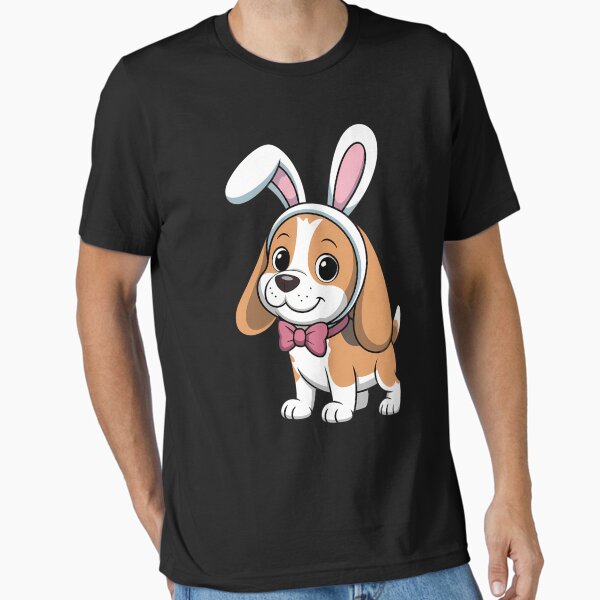 Item preview, Wiener Dog with Bunny Ears designed and sold by ModernHavenM.