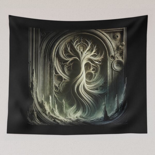 Item preview, “Yggdrasil – The World Tree | Ethereal Norse Cosmic Design” designed and sold by Umbra666.