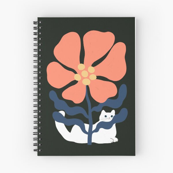 Aperçu de l'œuvre Fleurs Chat 02 - Cachette Coral Bloom créée et vendue par bignosework.