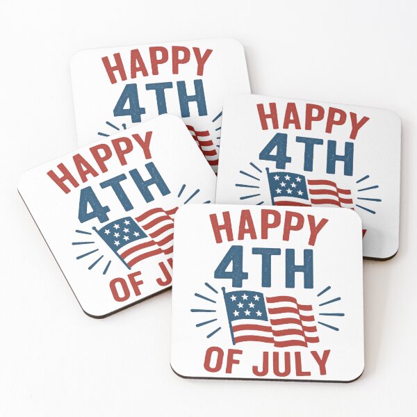 Item preview, HAPPY 4TH OF JULY designed and sold by el-meehdi.