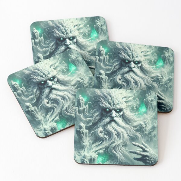 Item preview, "Búri – Primordial Norse God of Creation | Frostborn Mythic Fantasy Art" designed and sold by Umbra666.