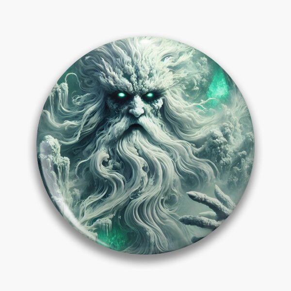 Item preview, "Búri – Primordial Norse God of Creation | Frostborn Mythic Fantasy Art" designed and sold by Umbra666.
