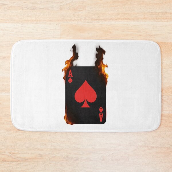 Item preview, Flaming Ace of Spades Poker Art designed and sold by Shoot-The-Moon.