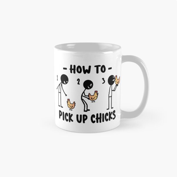 Item preview, How to Pick up Chicks | Funny Sarcastic Sarcasm Joke designed and sold by Colorfulman.