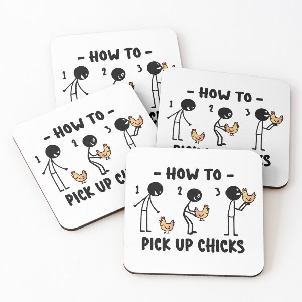 Item preview, How to Pick up Chicks | Funny Sarcastic Sarcasm Joke designed and sold by Colorfulman.