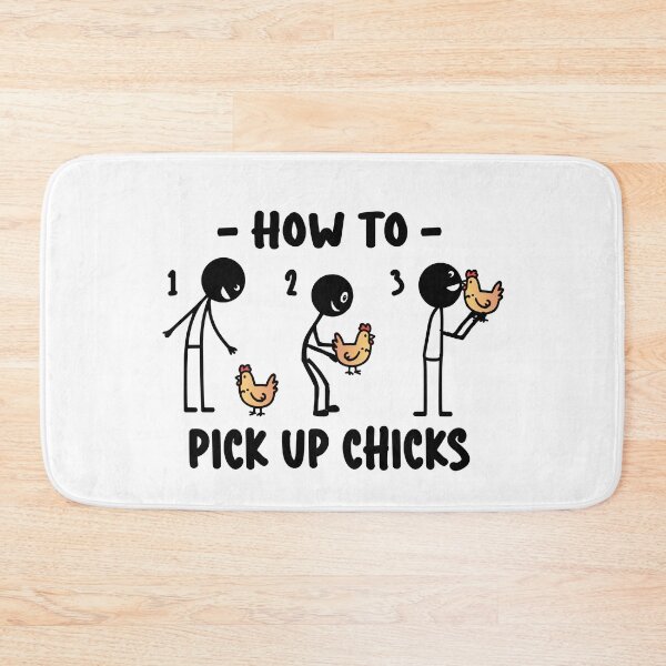 Item preview, How to Pick up Chicks | Funny Sarcastic Sarcasm Joke designed and sold by Colorfulman.