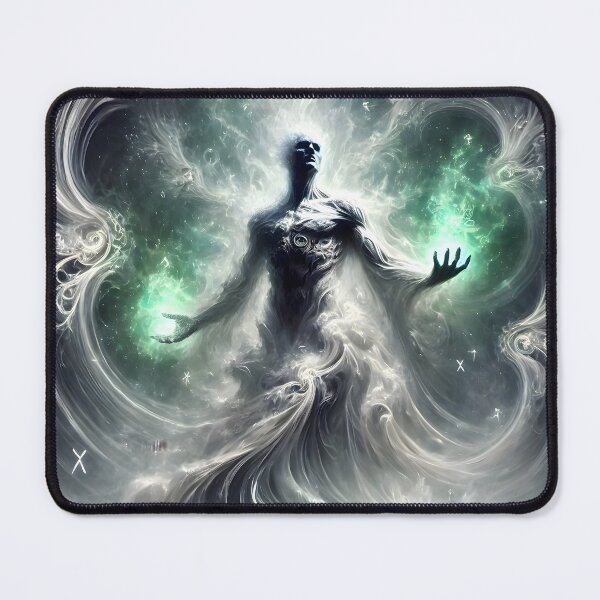 Item preview, "Vili – Shaper of Worlds | Norse Creator God in Ethereal Mist" designed and sold by Umbra666.