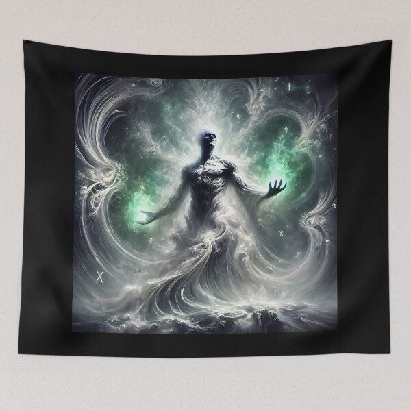 Item preview, "Vili – Shaper of Worlds | Norse Creator God in Ethereal Mist" designed and sold by Umbra666.