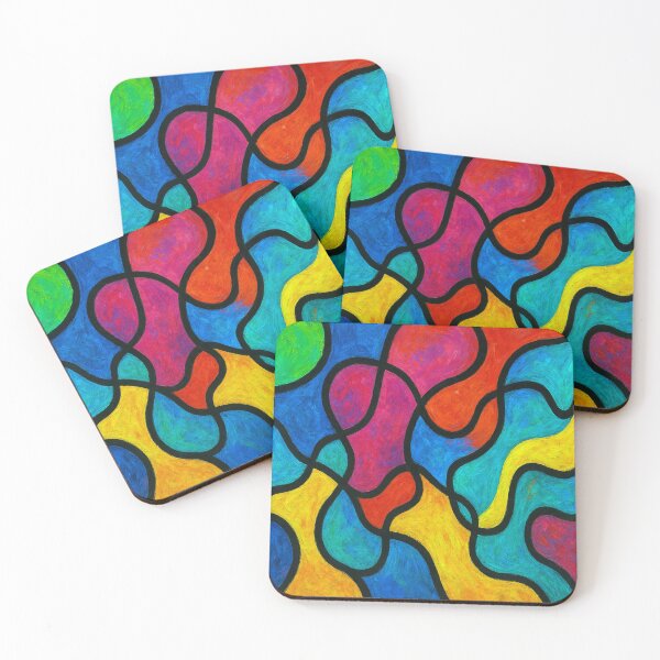 Item preview, Swirls of color in flowing shapes designed and sold by Sigtrix.