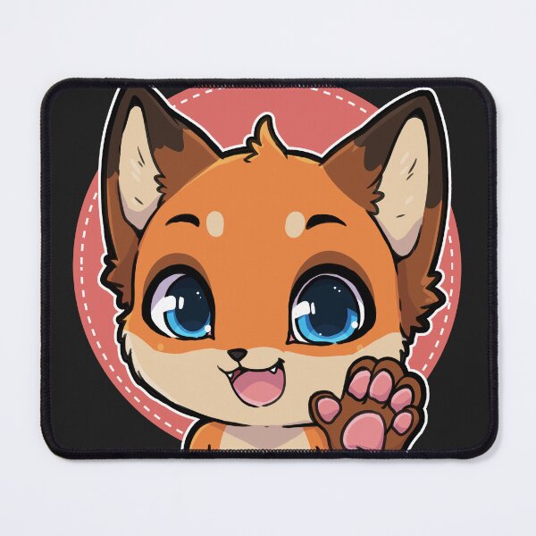 Item preview, Super Cute Chibi Fox Character with Adorable Expression designed and sold by Junasaji.
