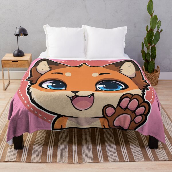 Item preview, Super Cute Chibi Fox Character with Adorable Expression designed and sold by Junasaji.