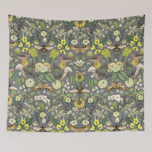 Item preview, Cottagecore Wild Garden Meadow designed and sold by IrishVikingDesigns.