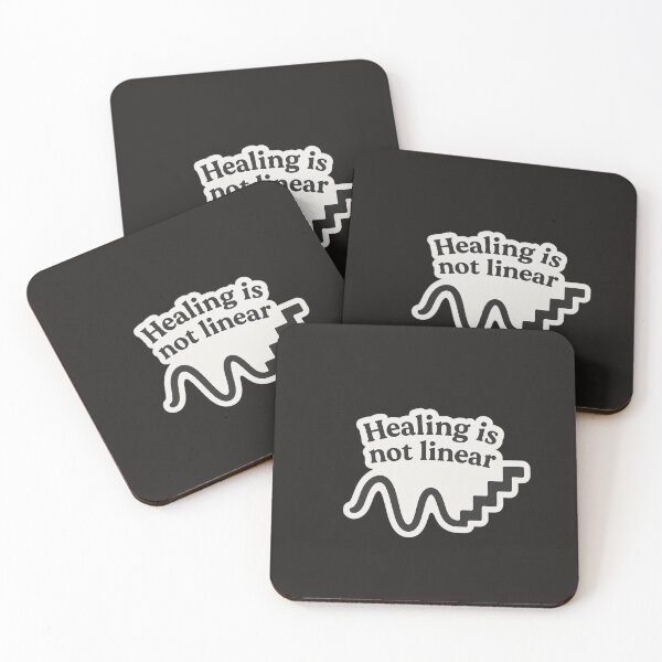 Item preview, Healing is not linear sticker designed and sold by Izhandesign.