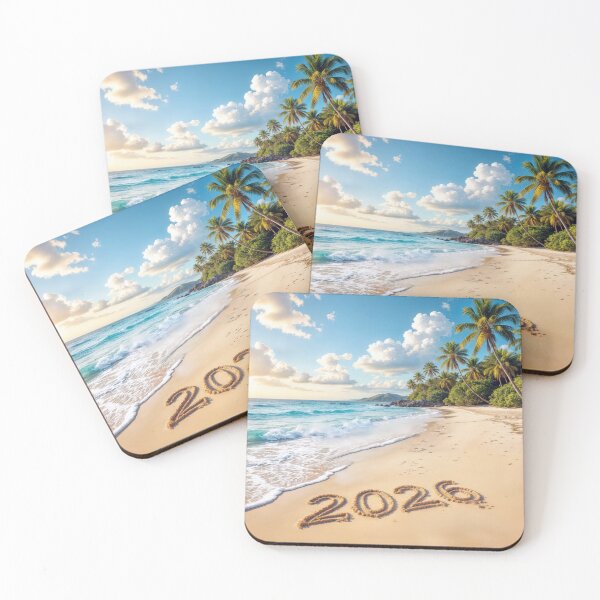 Item preview, New Year 2026 Tropical Island Beach designed and sold by Maria Dryfhout.