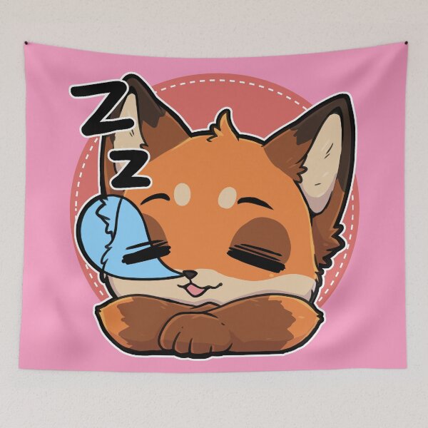 Item preview, Super Cute Chibi Furry Fox with Adorable Expression designed and sold by Junasaji.