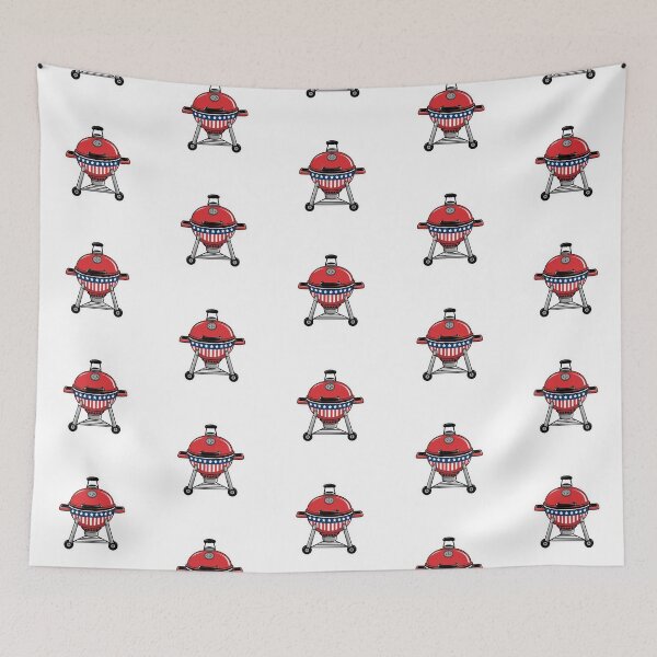 Item preview, Patriotic Kettle Charcoal Grill designed and sold by LewpyG.