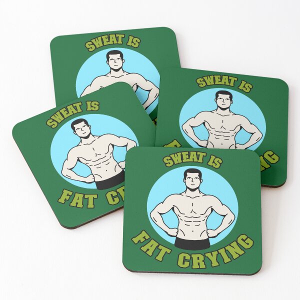 Item preview, Sweat is Fat Crying  Motivational Graphic  T-Shirts and Prints designed and sold by Creations by TAR.