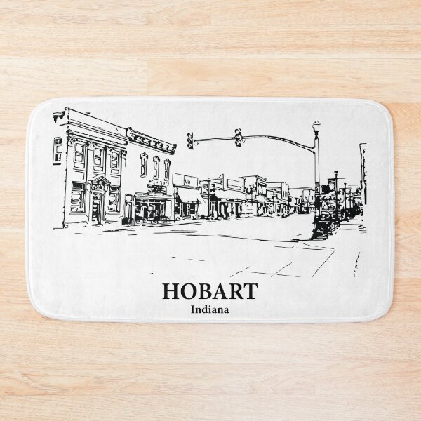 Item preview, Hobart - Indiana designed and sold by Lakeric Cityscapes.