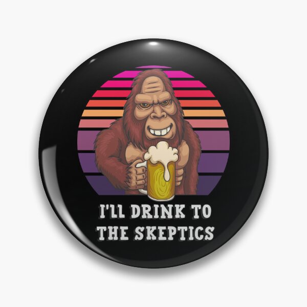 Artikelvorschau, Bigfoot trinkt auf die Skeptiker entworfen und verkauft von MouseDeSigns.