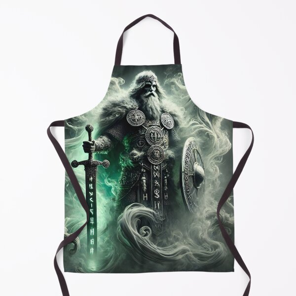 Item preview, "Hrólfr Kraki – Legendary Norse King | Runeblade and Ghostly Legacy" designed and sold by Umbra666.
