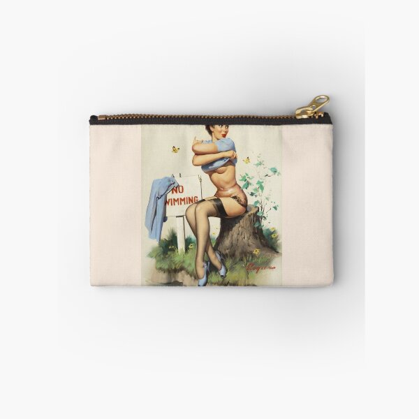 Item preview, No Swimming - Seaside Glamour Pin-Up designed and sold by VintageManiac.