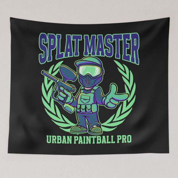 Item preview, Splat Master Paintball Player : Urban Paintball Player designed and sold by ImaginarStore.