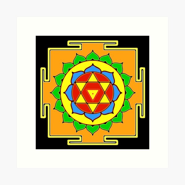 Item preview, Bagalamukhi Devi Yantra – The Power to Silence and Overcome Obstacles designed and sold by myabstractart _RB.