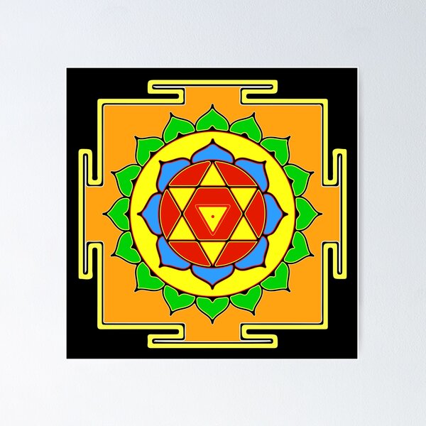 Item preview, Bagalamukhi Devi Yantra – The Power to Silence and Overcome Obstacles designed and sold by myabstractart _RB.