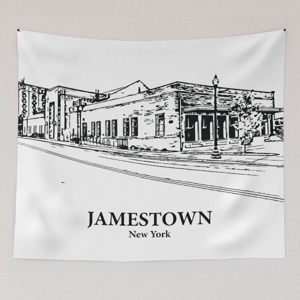 Item preview, Jamestown - New York designed and sold by Lakeric Cityscapes.