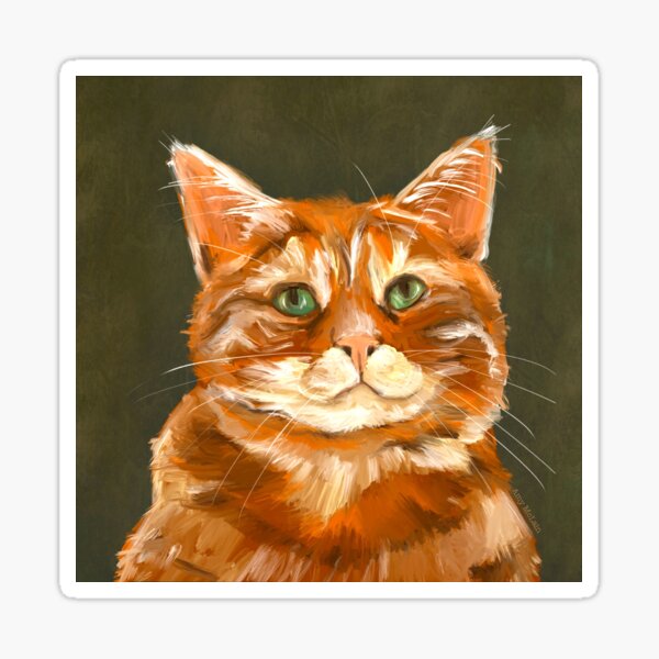 Just Another Cool Cat Sticker
