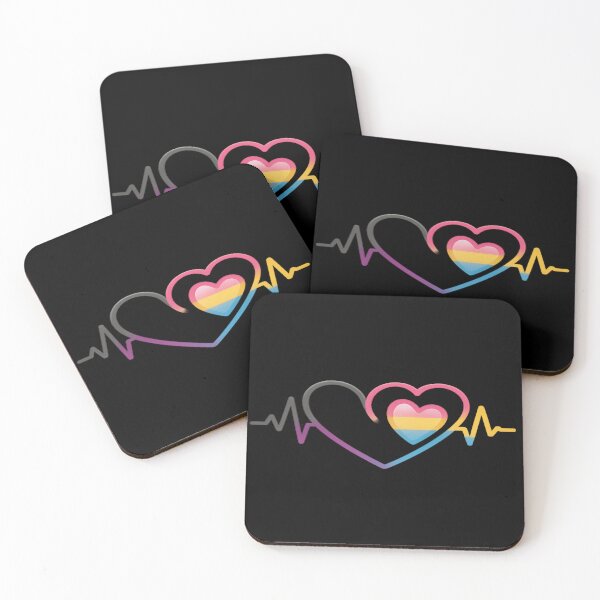 Item preview, Dual Heartbeat of Pride – Pansexual & Demisexual Love  designed and sold by Rajasekar.