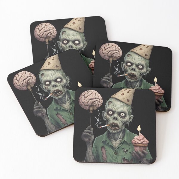 Item preview, Zombie Celebrating Halloween - Undead Party designed and sold by NightTimeJ.