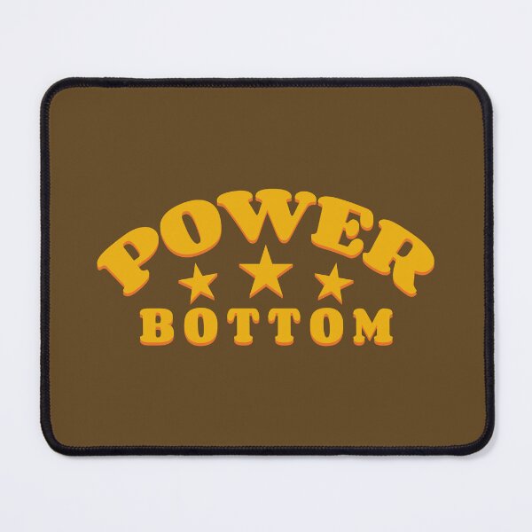 Item preview, Power Bottom with 3 stars in 70's retro style designed and sold by gayishdesign.