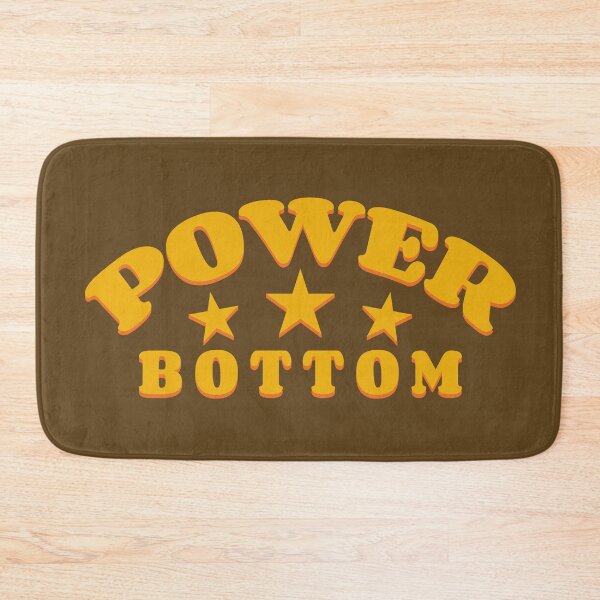 Item preview, Power Bottom with 3 stars in 70's retro style designed and sold by gayishdesign.