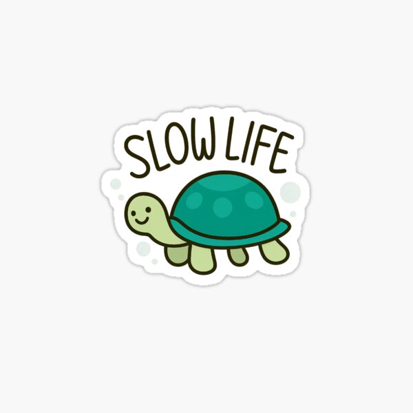 Item preview, Slow Life Turtle Vibes designed and sold by twyrtle.