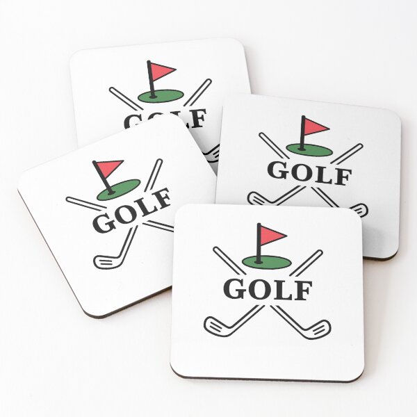 Item preview, Minimalist Golf Crossed Clubs Flag T-Shirt designed and sold by PP Shop.