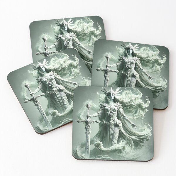 Item preview, "Hervor – Guardian of Tyrfing | Norse Warrior Maiden of the Mist" designed and sold by Umbra666.