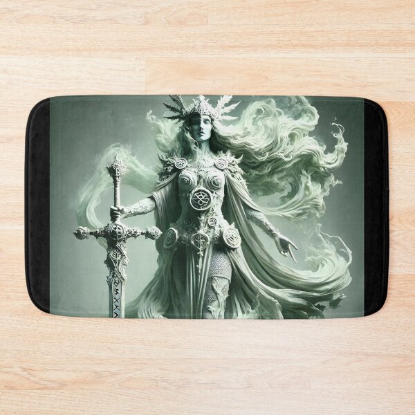 Item preview, "Hervor – Guardian of Tyrfing | Norse Warrior Maiden of the Mist" designed and sold by Umbra666.