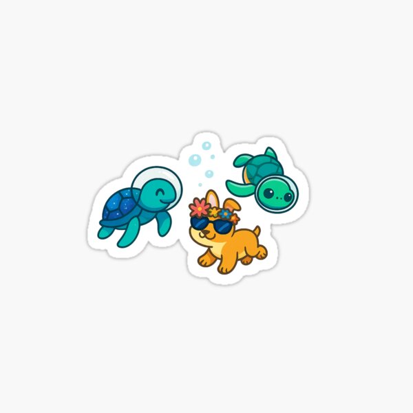Item preview,  Cute Space Turtle and Bunny Friends designed and sold by twyrtle.
