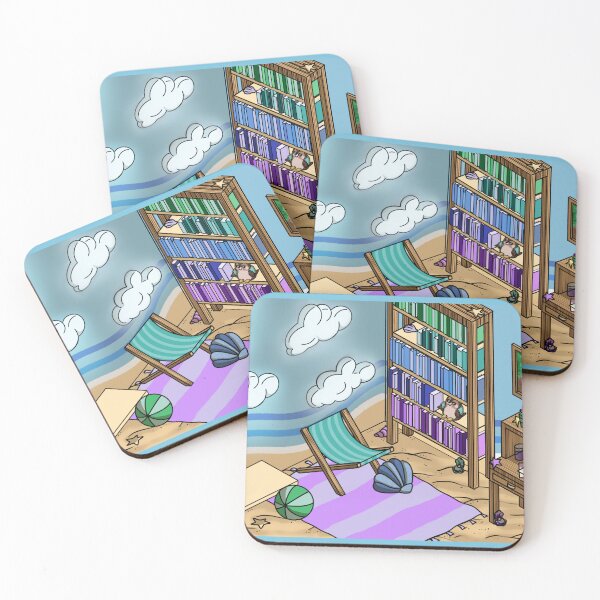 Item preview, Penguin with a Sunburn - Beachcore Book Nook Reading Room designed and sold by StoryForge.