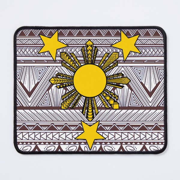 Item preview, Brown Tribal Pattern with Filipino Sun and Stars designed and sold by Steeb757.