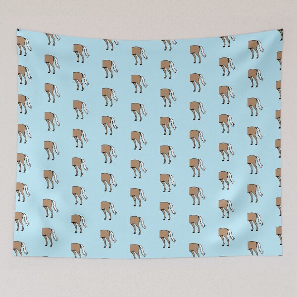 Item preview, Horse Funny Half Back Side Rear End Part designed and sold by shirt-o-mat.