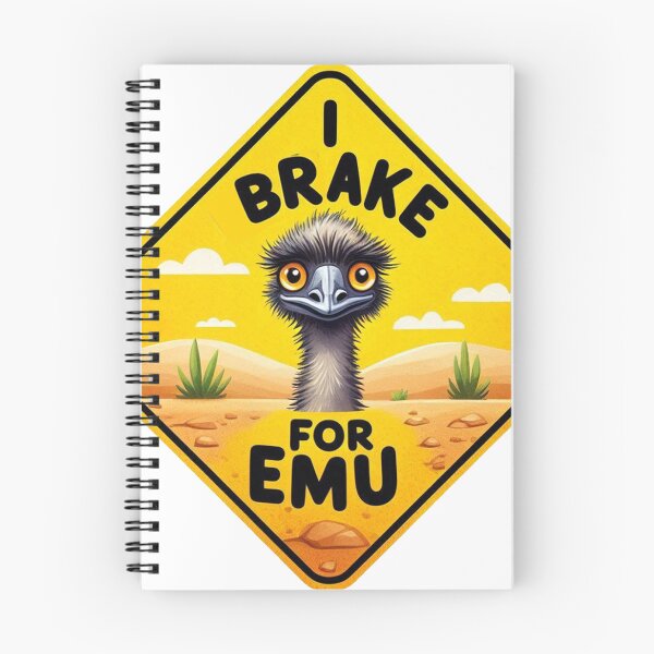 Item preview, I Brake For Emu designed and sold by clintang.