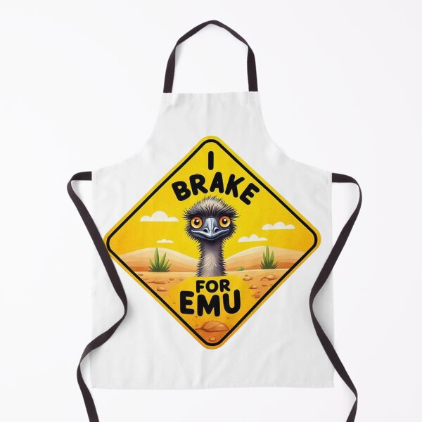 Item preview, I Brake For Emu designed and sold by clintang.