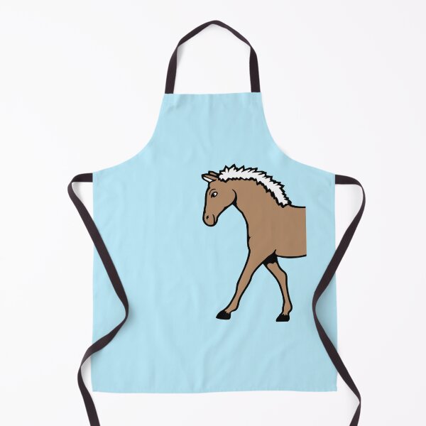 Item preview, Horse Funny Half Front Head Side End Section Part designed and sold by shirt-o-mat.