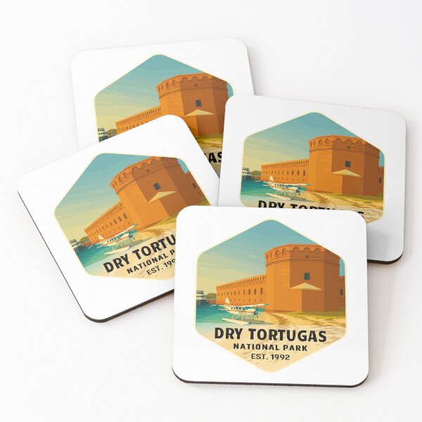 Item preview, Dry Tortugas National Park Retro Island Sticker designed and sold by Ismeal Von.