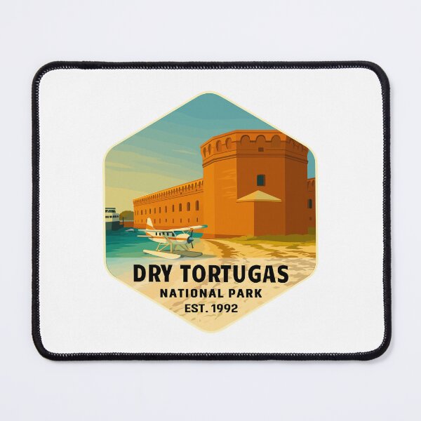 Item preview, Dry Tortugas National Park Retro Island Sticker designed and sold by Ismeal Von.