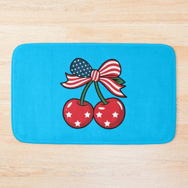 Item preview, Patriotic Cherry USA Flag Bow American  designed and sold by BrownHorse90s.