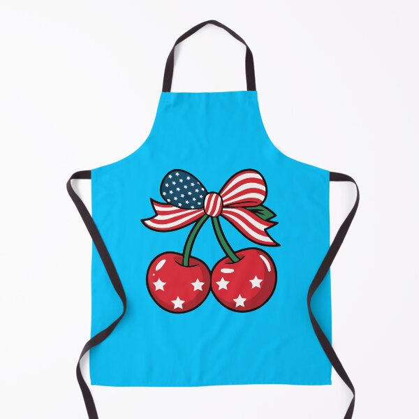 Item preview, Patriotic Cherry USA Flag Bow American  designed and sold by BrownHorse90s.